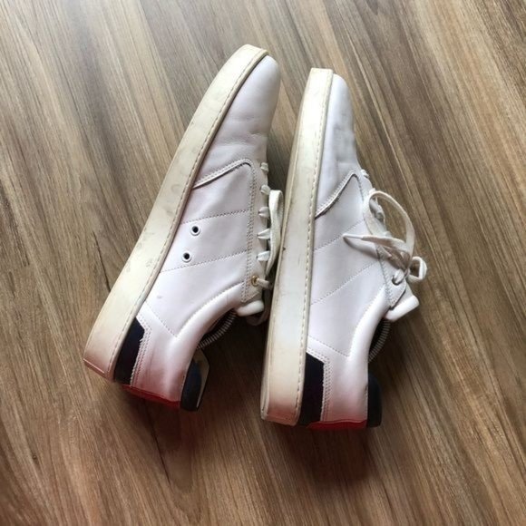 WANT LES ESSENTIELS  Lalibela Leather Sneaker Red Blue Edition - Picture 3 of 11